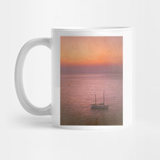 Vintage style Sunset in Italy Mug